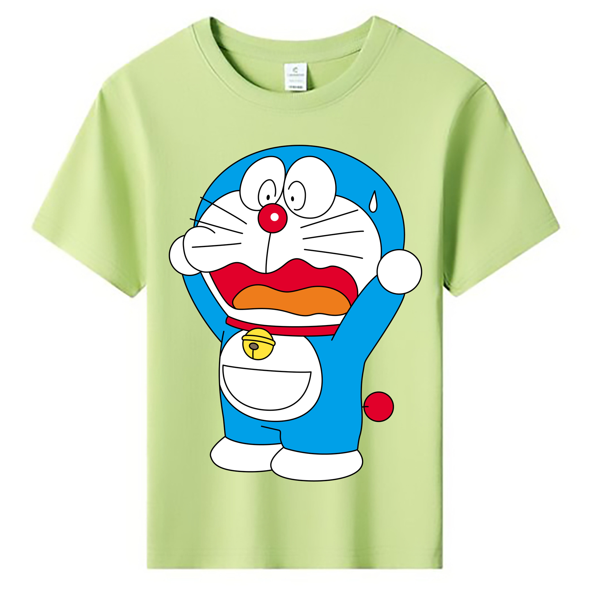 （画像用） ドラえもん Doraemon 綿100％キッズTシャツ（フロントプリント）
